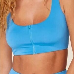 Andie swimwear crop top size L, matching bottoms size M Nwts